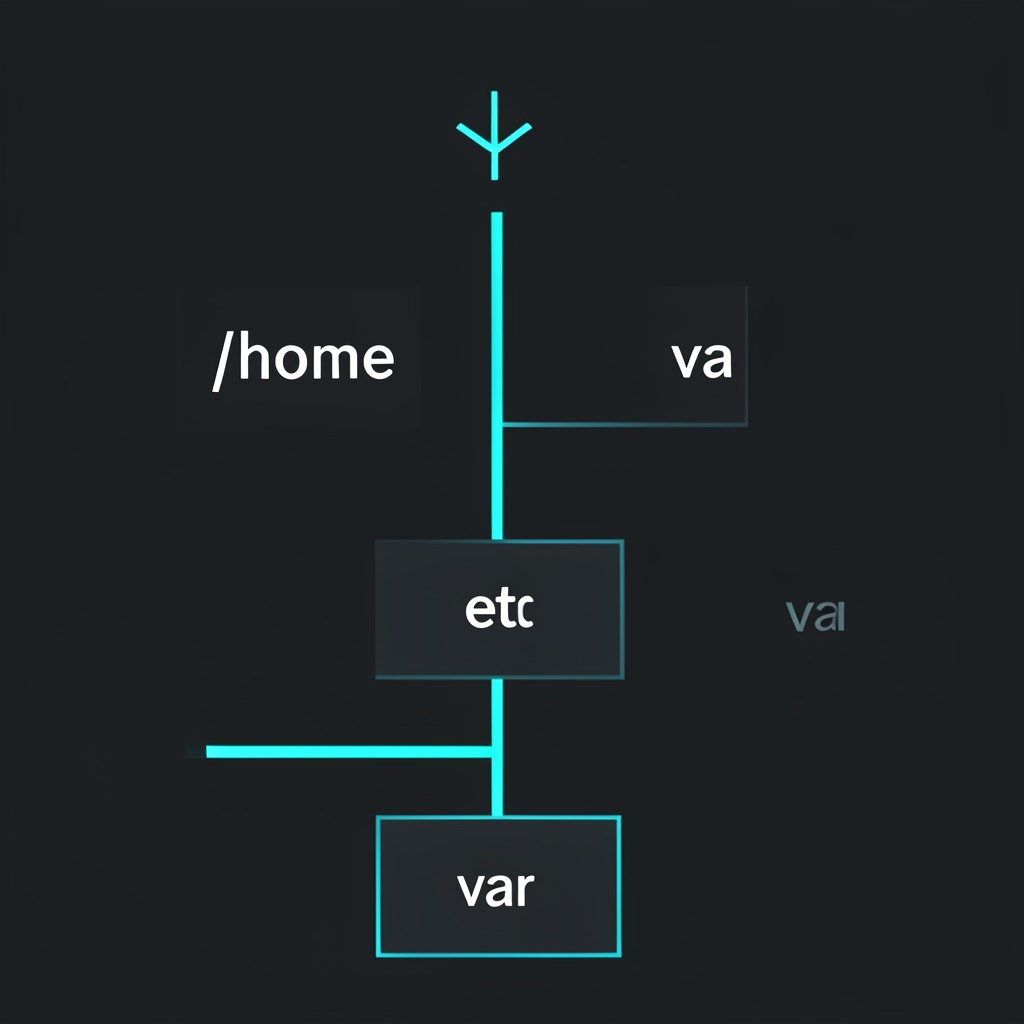 终端初体验与 Linux 目录结构 概念图