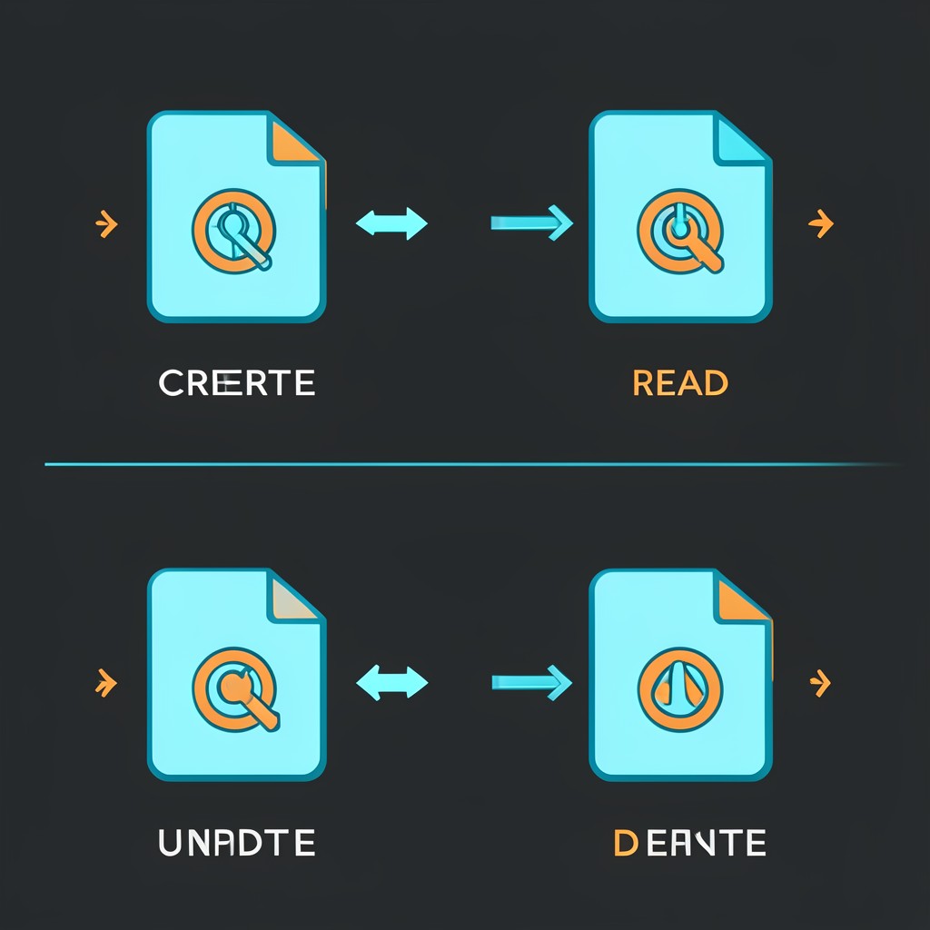 文件与目录的 CRUD 操作 概念图