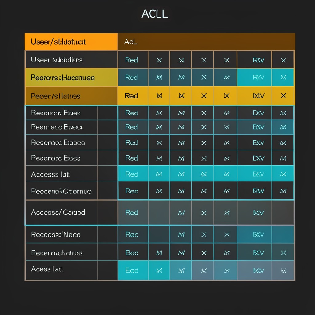 ACL 与进阶权限控制 概念图