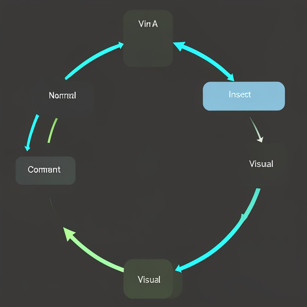 Vim 生존指南：不求精通，但求能活 概念图