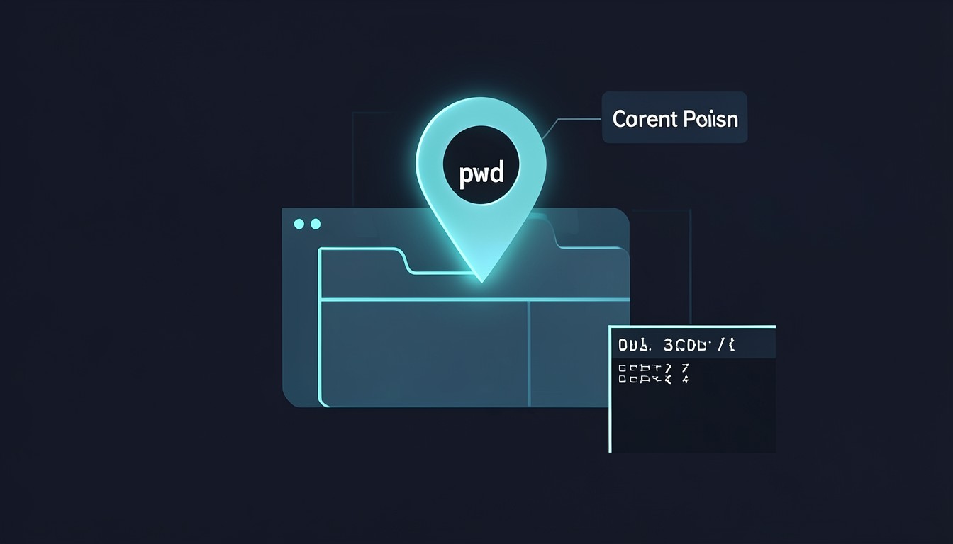 pwd：定位你当前所在的文件夹
